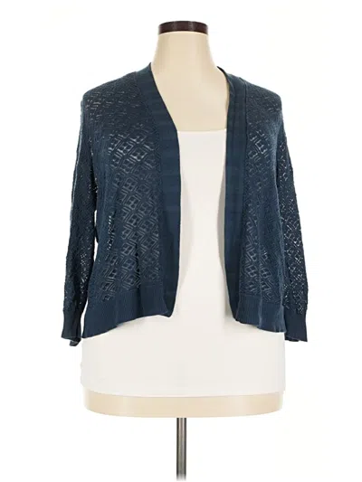 Pre-owned Verve Ami Cardigan Sweater In Blue