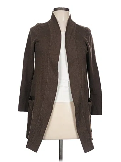 Pre-owned Verve Ami Cardigan Sweater In Brown