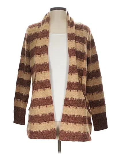 Pre-owned Verve Ami Cardigan Sweater In Brown