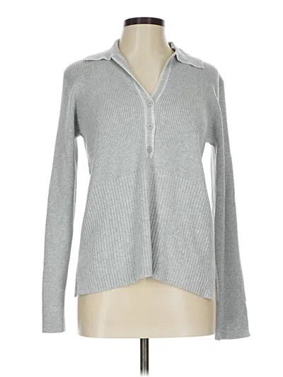 Pre-owned Verve Ami Cardigan Sweater In Gray