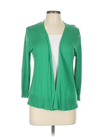 Pre-owned Verve Ami Cardigan Sweater In Green