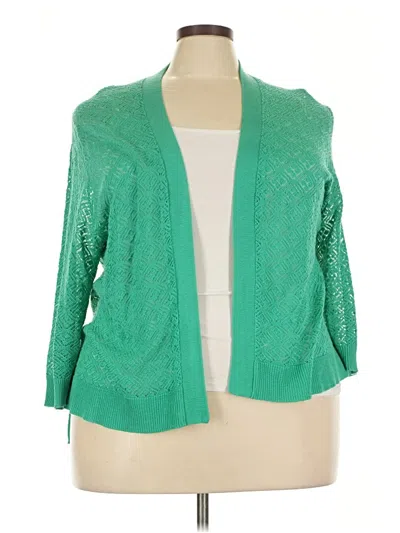 Pre-owned Verve Ami Cardigan Sweater In Green