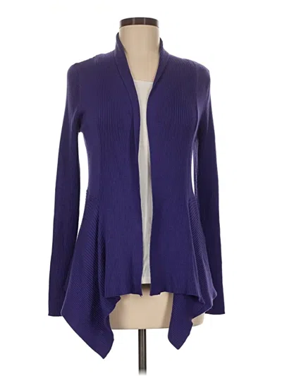 Pre-owned Verve Ami Cardigan Sweater In Purple