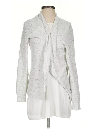 Pre-owned Verve Ami Cardigan Sweater In Silver