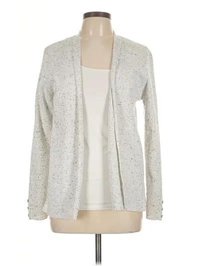 Pre-owned Verve Ami Cardigan Sweater In Silver