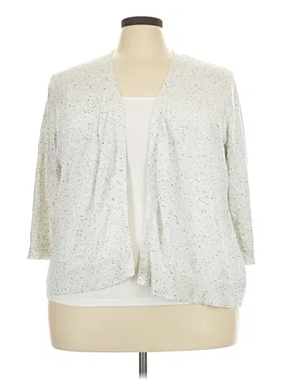 Pre-owned Verve Ami Cardigan Sweater In Silver
