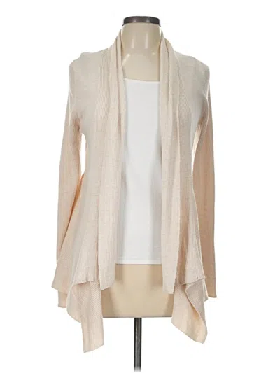 Pre-owned Verve Ami Cardigan Sweater In Tan