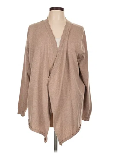 Pre-owned Verve Ami Cardigan Sweater In Tan