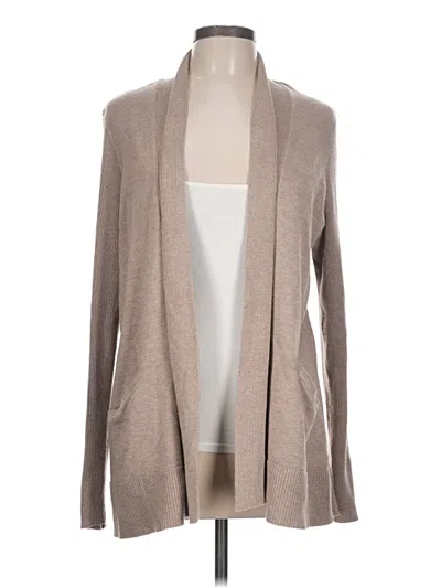 Pre-owned Verve Ami Cardigan Sweater In Tan