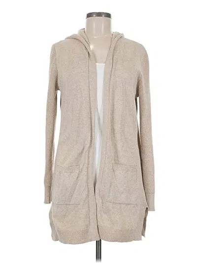 Pre-owned Verve Ami Cardigan Sweater In Tan