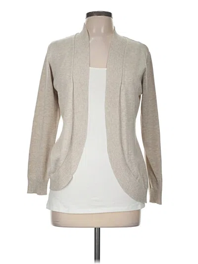 Pre-owned Verve Ami Cardigan Sweater In Tan