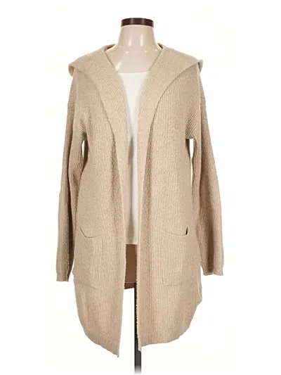 Pre-owned Verve Ami Cardigan Sweater In Tan