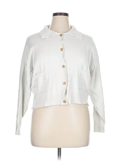 Pre-owned Verve Ami Cardigan Sweater In White