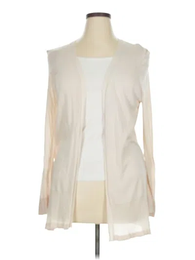 Pre-owned Verve Ami Cardigan Sweater In White