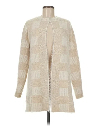 Pre-owned Verve Ami Cardigan Sweater In White