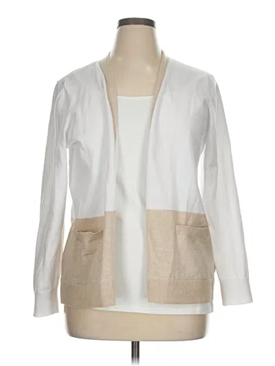 Pre-owned Verve Ami Cardigan Sweater In White