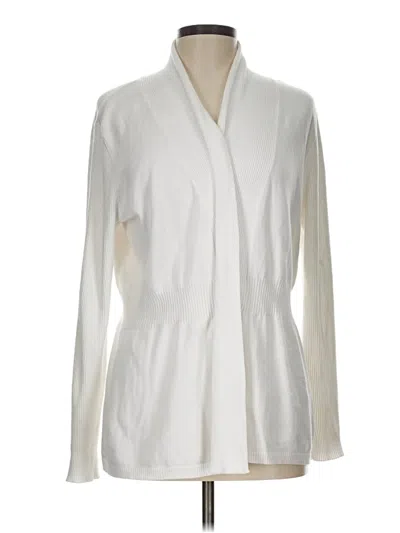 Pre-owned Verve Ami Cardigan Sweater In White