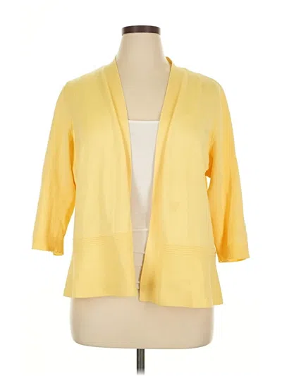 Pre-owned Verve Ami Cardigan Sweater In Yellow