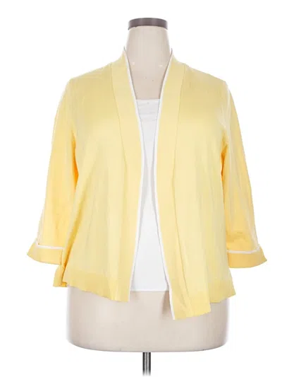 Pre-owned Verve Ami Cardigan Sweater In Yellow