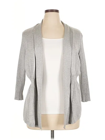 Pre-owned Verve Ami Kimono In Gray