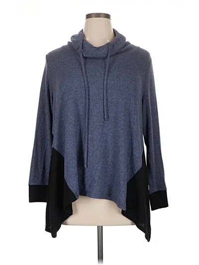 Pre-owned Verve Ami Poncho In Blue
