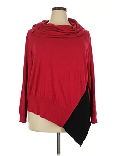 Pre-owned Verve Ami Poncho In Red