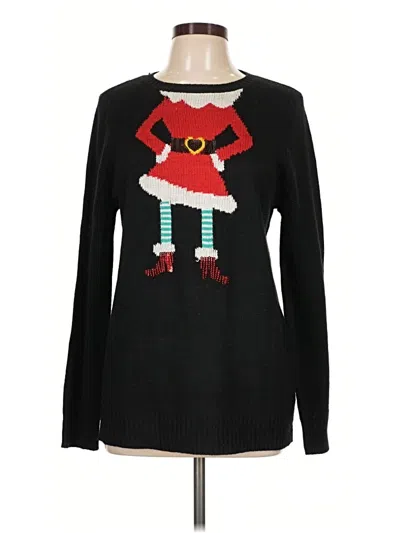 Pre-owned Verve Ami Pullover Sweater In Black