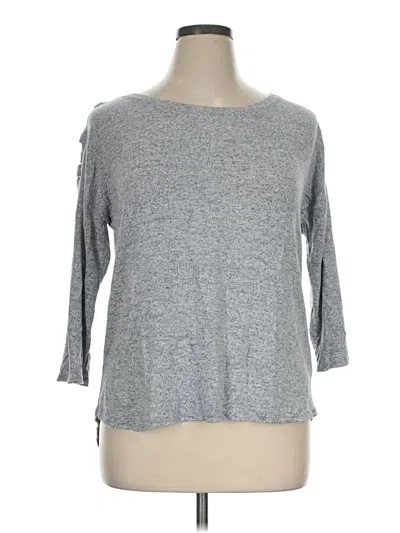 Pre-owned Verve Ami Pullover Sweater In Gray