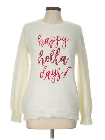 Pre-owned Verve Ami Pullover Sweater In Ivory