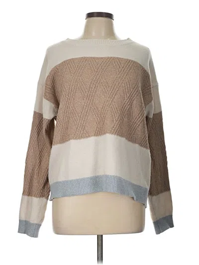Pre-owned Verve Ami Pullover Sweater In Tan
