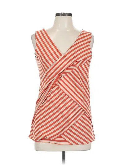 Pre-owned Verve Ami Sleeveless Blouse In Orange