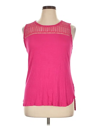 Pre-owned Verve Ami Sleeveless Blouse In Pink