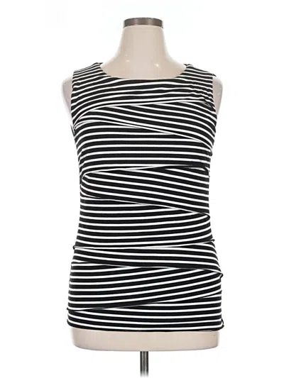 Pre-owned Verve Ami Sleeveless Top Black Boatneck Tops