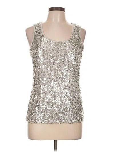 Pre-owned Verve Ami Sleeveless Top Silver Halter Neckline Tops