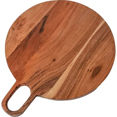 Verve Culture Acacia Circle Serving Board In Brown