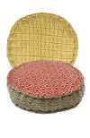 Verve Culture Block Print Meditation Cushion In Block Print