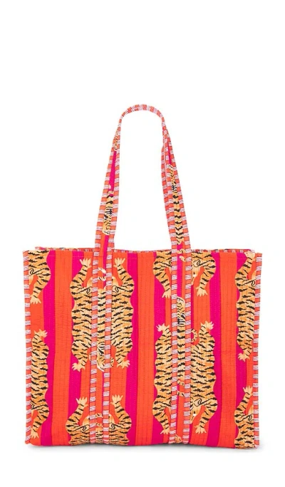 Verve Culture Feline Tote In Orange