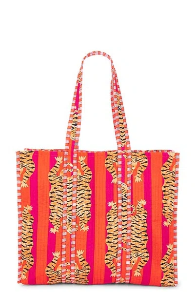 Verve Culture Feline Tote In Orange