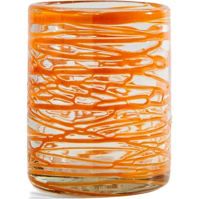 Verve Culture Handblown Glasses In Orange