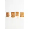 Verve Culture Handblown Glasses In Orange