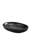 Verve Culture Longpi Serving Dish In Black