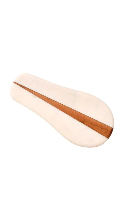 Verve Culture Marble Spoon Rest In Neutral