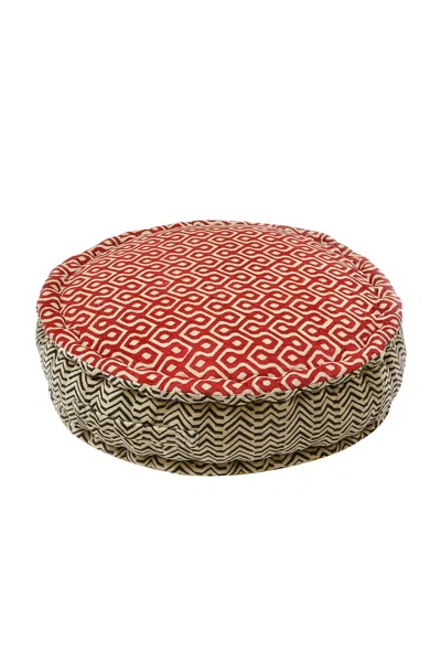 Verve Culture Meditation Cushion Round In Multi
