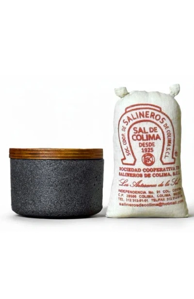 Verve Culture Mexican Colima Salt And Cellar In Multi