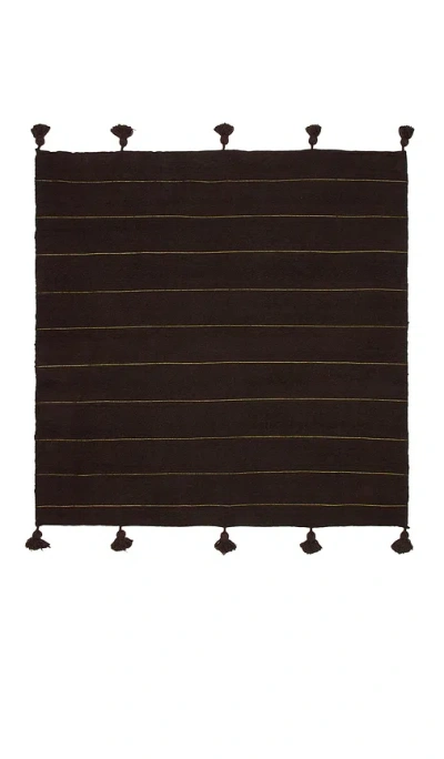Verve Culture Moroccan Blanket In Brown