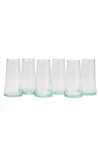 Verve Culture Moroccan Champagne Glass In Clear