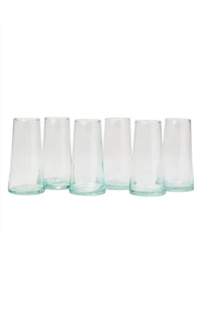 Verve Culture Moroccan Champagne Glass In Clear