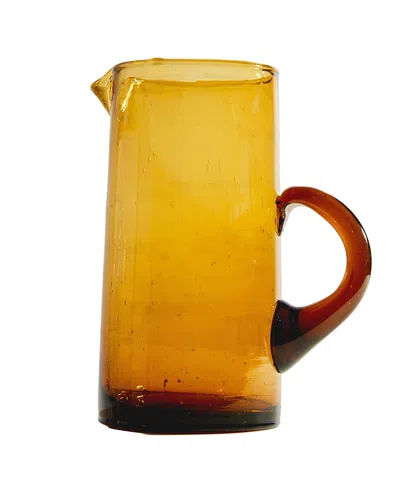 Verve Culture Moroccan Cone Jug In Yellow