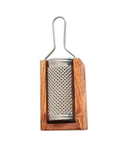 Verve Culture Olivewood Box Grater In Brown