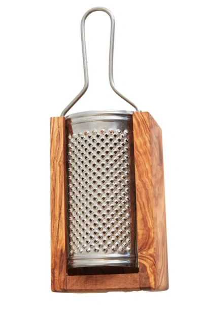 Verve Culture Italian Olivewood Parmasan Box Cheese Grater